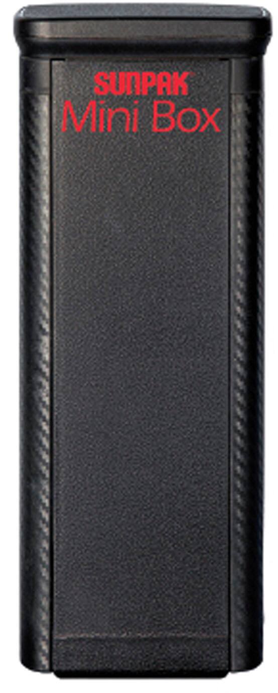 Left. Sunpak - Mini Box Self-Storing Collapsible Bi-Color Vlogging Kit.