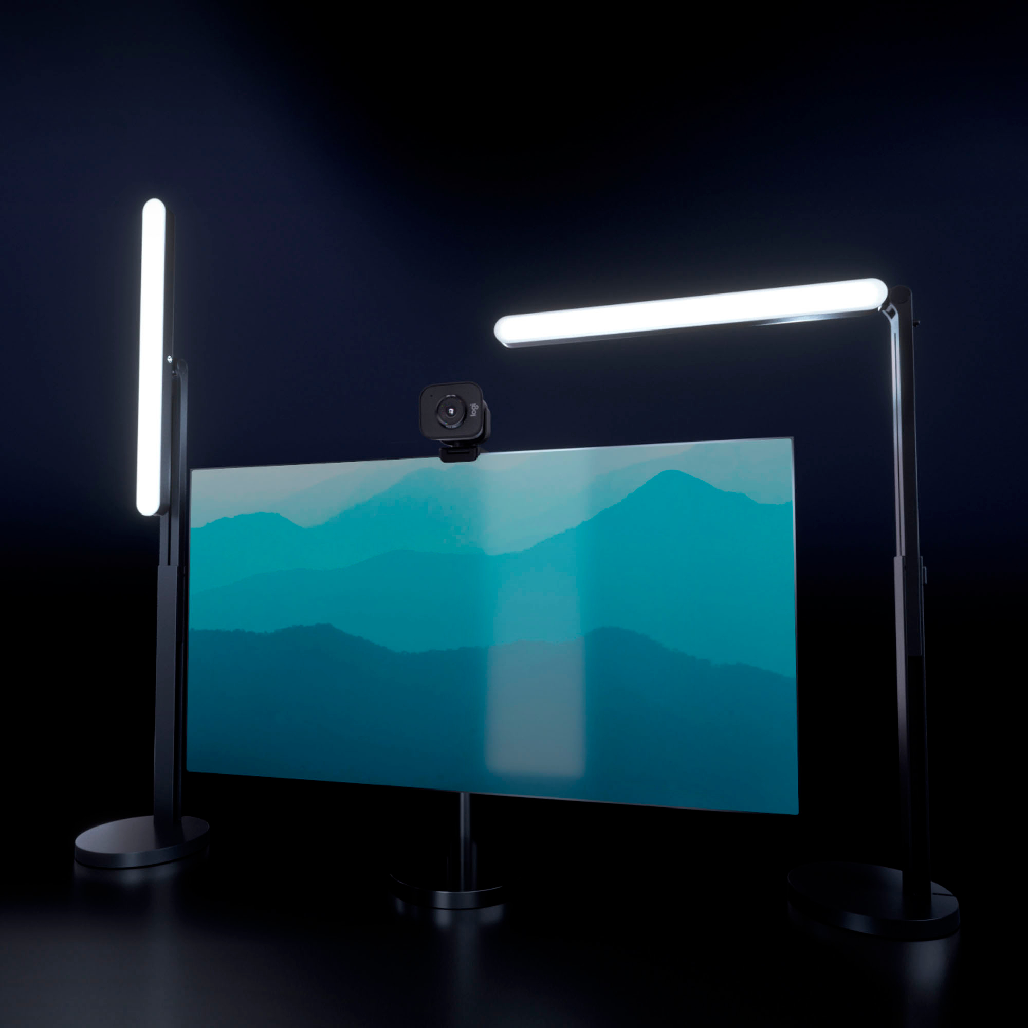 Logitech Litra Glow Premium Lumière LED Streaming • Kyft