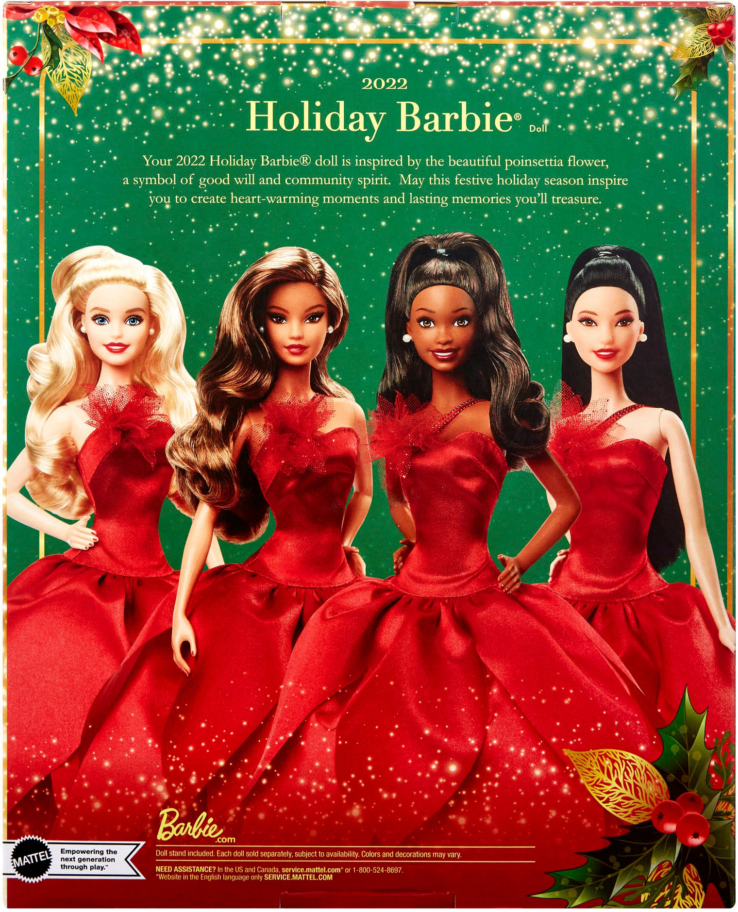 Best Buy: Barbie Signature 2022 Holiday Collectible Brunette Doll
