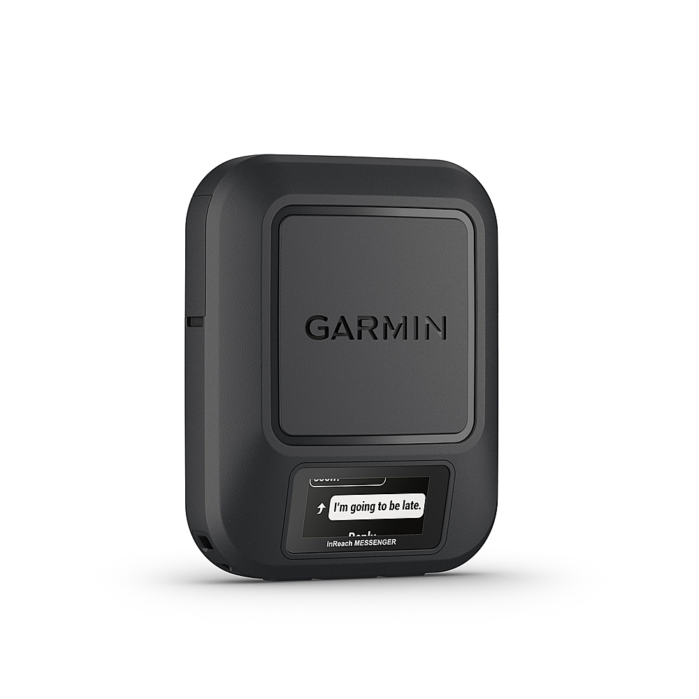 Angle View: Garmin - inReach Messenger 1.08" GPS with Built-In Bluetooth - Black