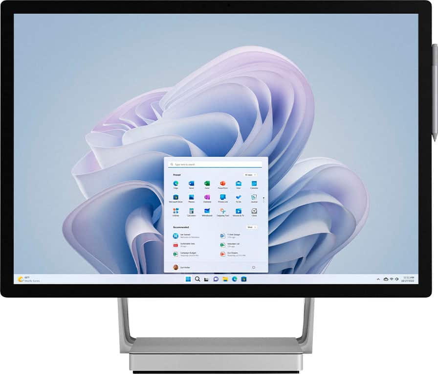 Alt View 13. Microsoft - Surface Studio 2+ - 28" Touch-Screen All-In-One - Intel Core i7 - 32GB Memory - NVIDIA GeForce RTX 3060 - 1TB SSD - Platinum.
