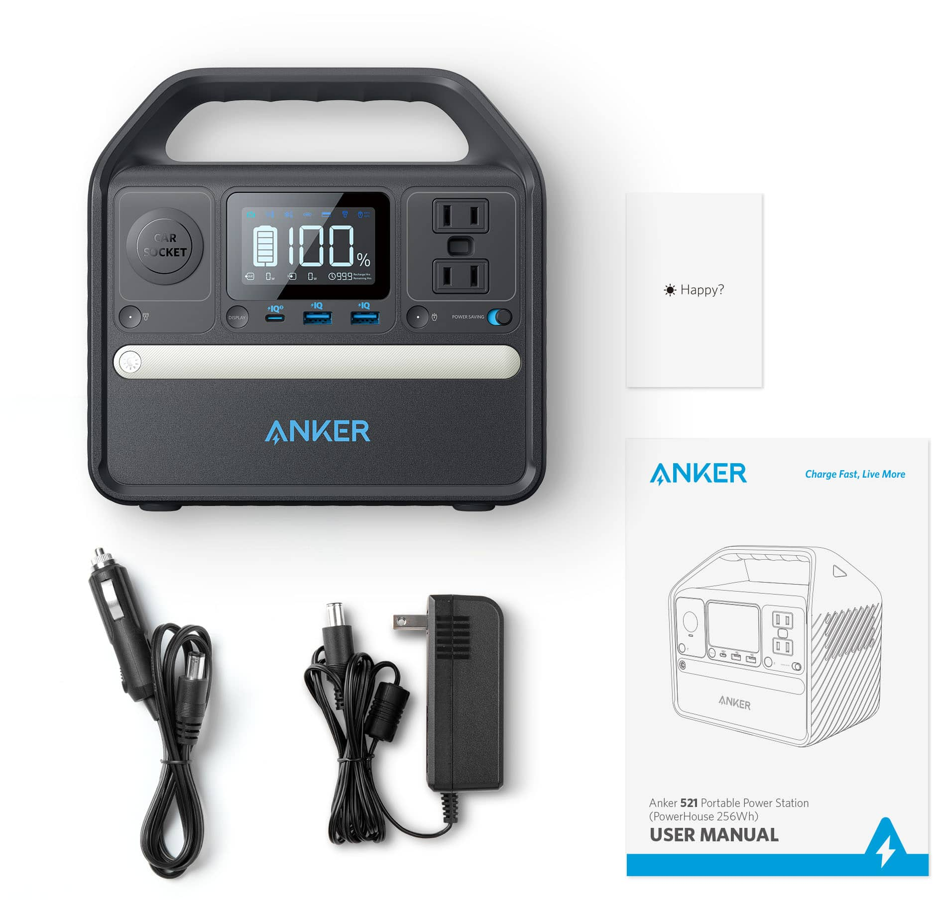 Anker Powerhouse 521 (200W Battery Powered) 256Wh Portable Power