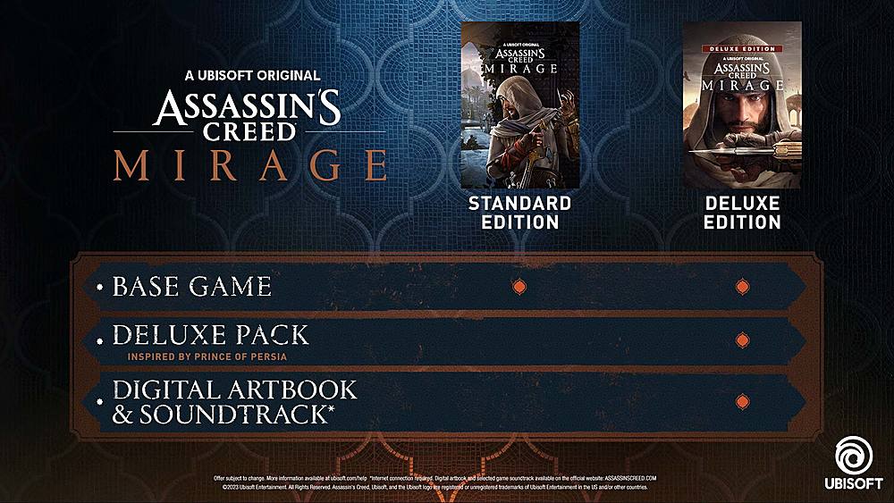 Assassin's Creed Mirage Standard Edition PlayStation 4