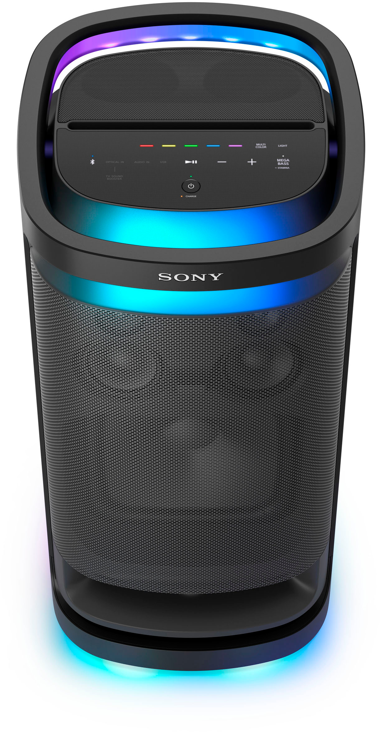 Angle View: Sony - XE300 Portable Waterproof and Dustproof Bluetooth Speaker - Blue