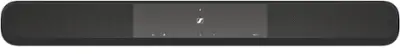 Sennheiser - AMBEO Soundbar | Plus  7.1.4 Channel Soundbar Dual Built-in Subwoofers with Advanced Streaming Connectivity - Black