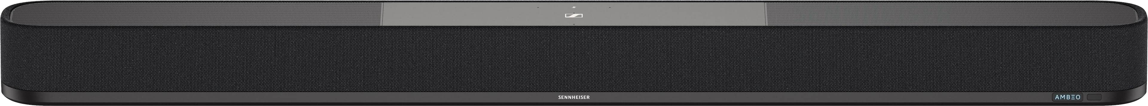 Front. Sennheiser - AMBEO Soundbar | Plus 7.1.4 Channel Soundbar Dual Built-in Subwoofers with Advanced Streaming Connectivity - Black.