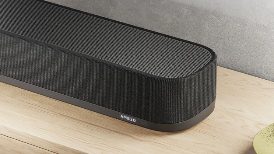 Alt View 13. Sennheiser - AMBEO Soundbar | Plus  7.1.4 Channel Soundbar Dual Built-in Subwoofers with Advanced Streaming Connectivity - Black.