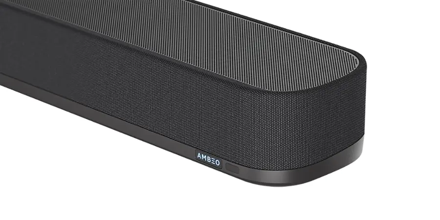 Alt View 14. Sennheiser - AMBEO Soundbar | Plus  7.1.4 Channel Soundbar Dual Built-in Subwoofers with Advanced Streaming Connectivity - Black.