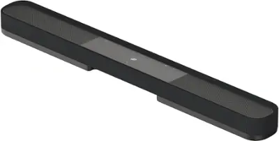 Sennheiser - AMBEO Soundbar | Plus  7.1.4 Channel Soundbar Dual Built-in Subwoofers with Advanced Streaming Connectivity - Black