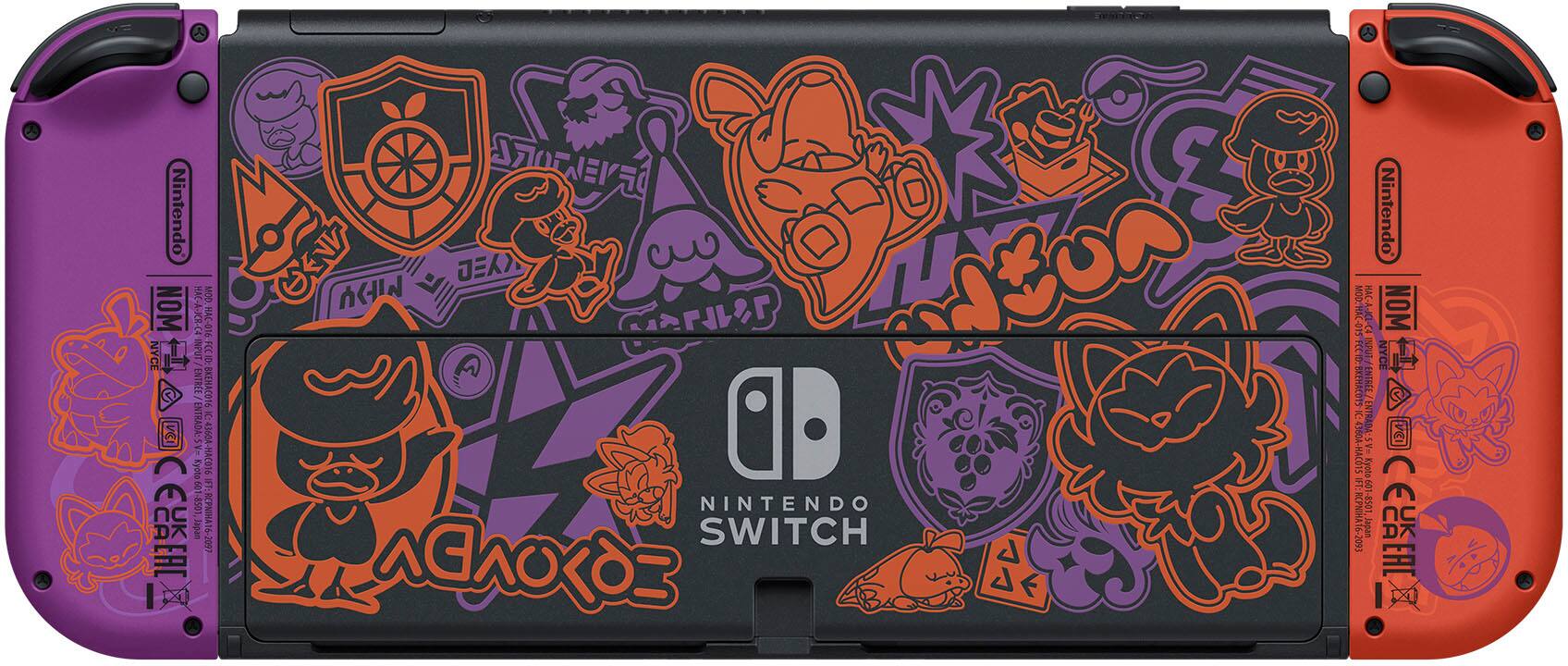 Alt View 14. Nintendo - Switch – OLED Model: Pokémon Scarlet & Violet Edition - Multi.