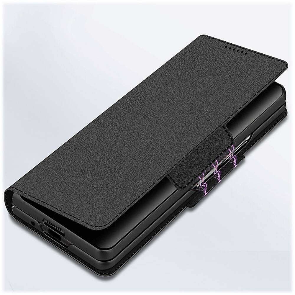 SaharaCase Folio Wallet Case for Samsung Galaxy Z Fold4 Black CP00309