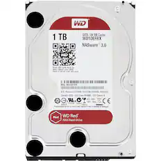 Front. WD - Red 1TB Internal SATA NAS Hard Drive for Desktops - Multi.