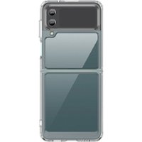 SaharaCase - Hybrid-Flex Hard Shell Case for Samsung Galaxy Z Flip4 - Clear - Front_Zoom