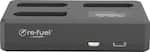 Front. Digipower - Sony NP-FZ100 Battery Charger - Black.