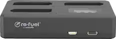 Front. Digipower - Sony NP-FZ100 Battery Charger - Black.