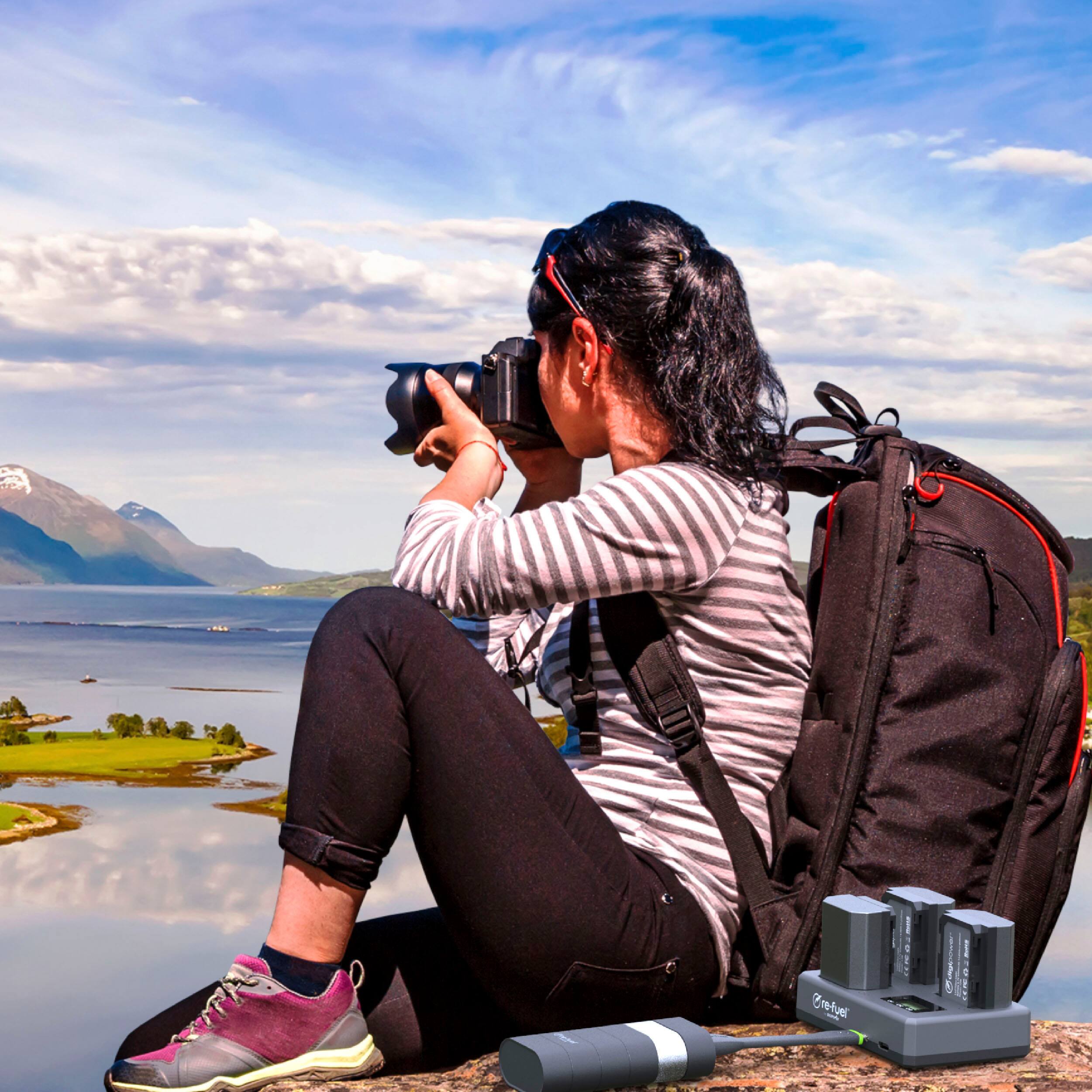 Alt View 11. Digipower - Sony NP-FZ100 Battery Charger - Black.