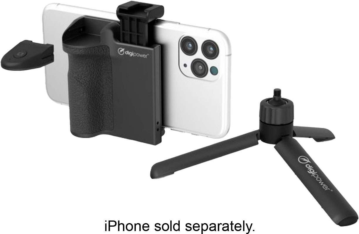 Left View: Digipower - Smartphone Camera Grip