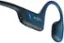 Left. Shokz - OpenRun Pro Premium Bone Conduction Open-Ear Sport Headphones - Steel Blue.