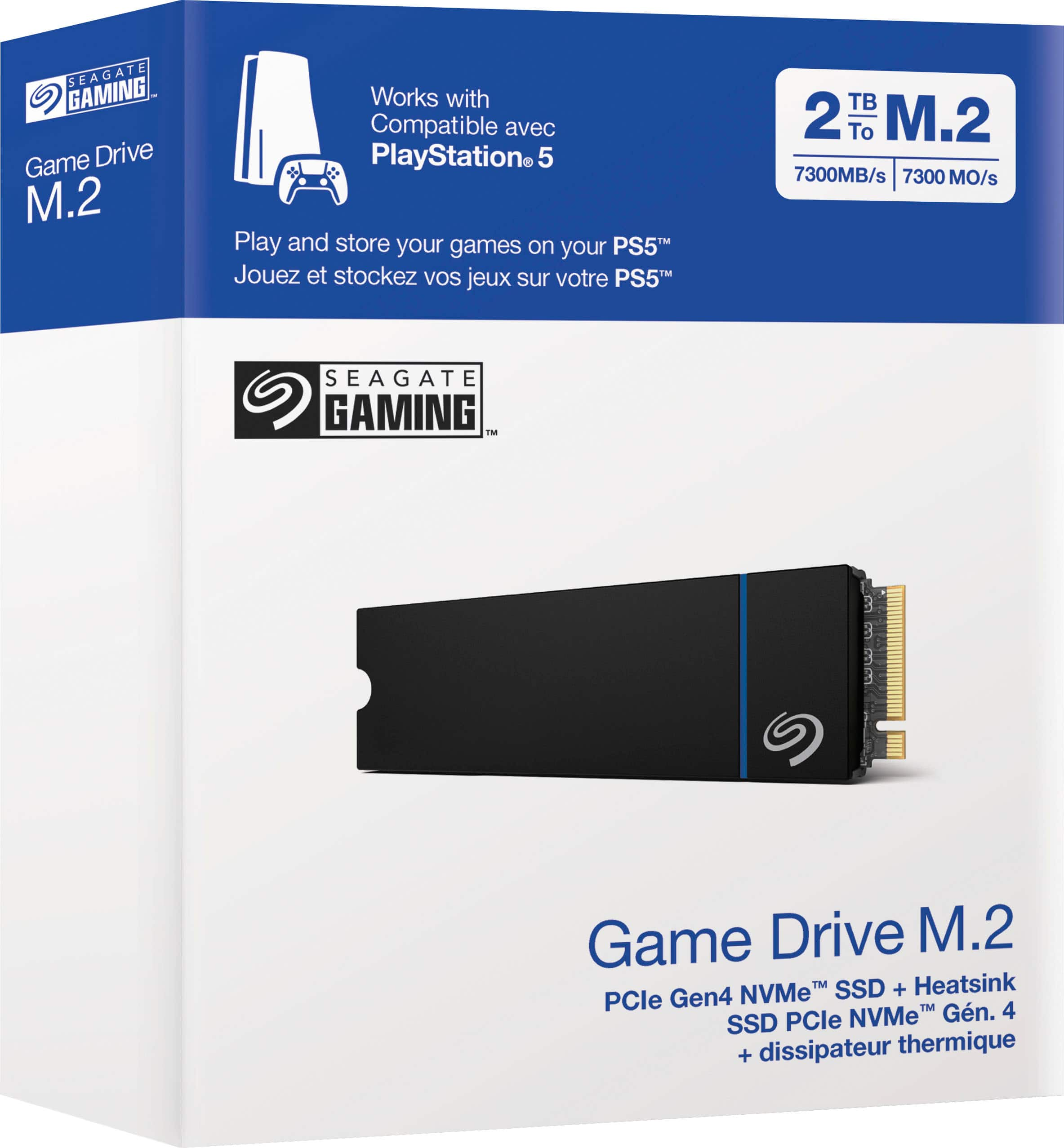 Seagate Game Drive M.2 SSD for PS5 4To au meilleur prix - Comparez