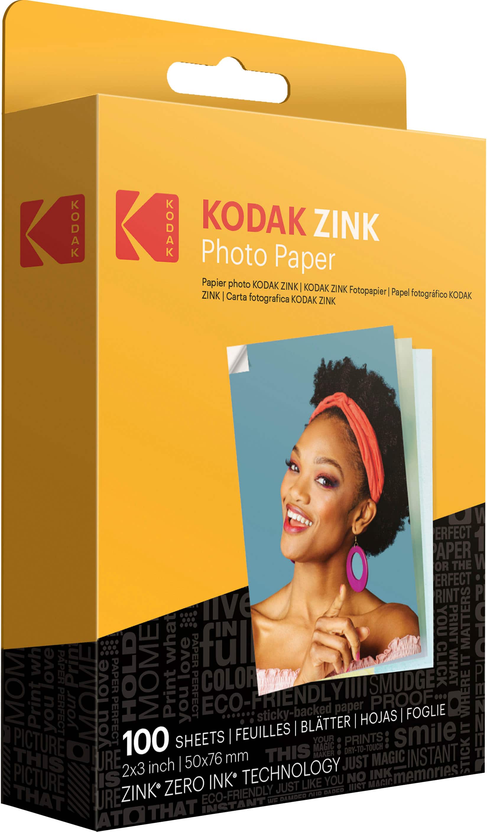 Kodak Zink Photo Paper is the perfect choice for printing your favorite memories. This instant, zero-ink technology allows you to print your pictures in just a few minutes, without the need for any ink. With 100 sheets of 4x6 paper, you can print up to 200 4x6 photos, making it a great value for your printing needs. The paper is also eco-friendly and recyclable, so you can feel good about using it to preserve your precious memories.