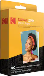 Kodak - Premium 2" x 3" Sticky-Backed Zink Photo Paper - White - Front_Zoom