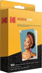 Kodak - Premium 2" x 3" Sticky-Backed Zink Photo Paper - White - Front_Zoom