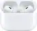 Left. Apple - Geek Squad Certified Refurbished AirPods Pro (2nd generation) - White.