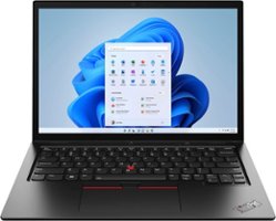 Lenovo - ThinkPad L13 Yoga 13.3" WUXGA (1920 x 1200) Touch 2-in-1 Laptop - Core i5-1235U - 8GB Memory - 256GB SSD - Black - Front_Zoom