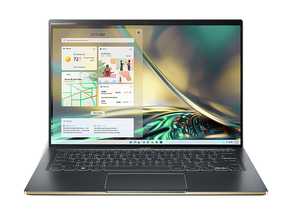 Acer – Swift 5 – 14″ 2560 x 1600 Touchscreen Intel Evo Laptop – 12th Gen Intel Core i7-1260P – 16GB – 1TB SSD – Mist Green
