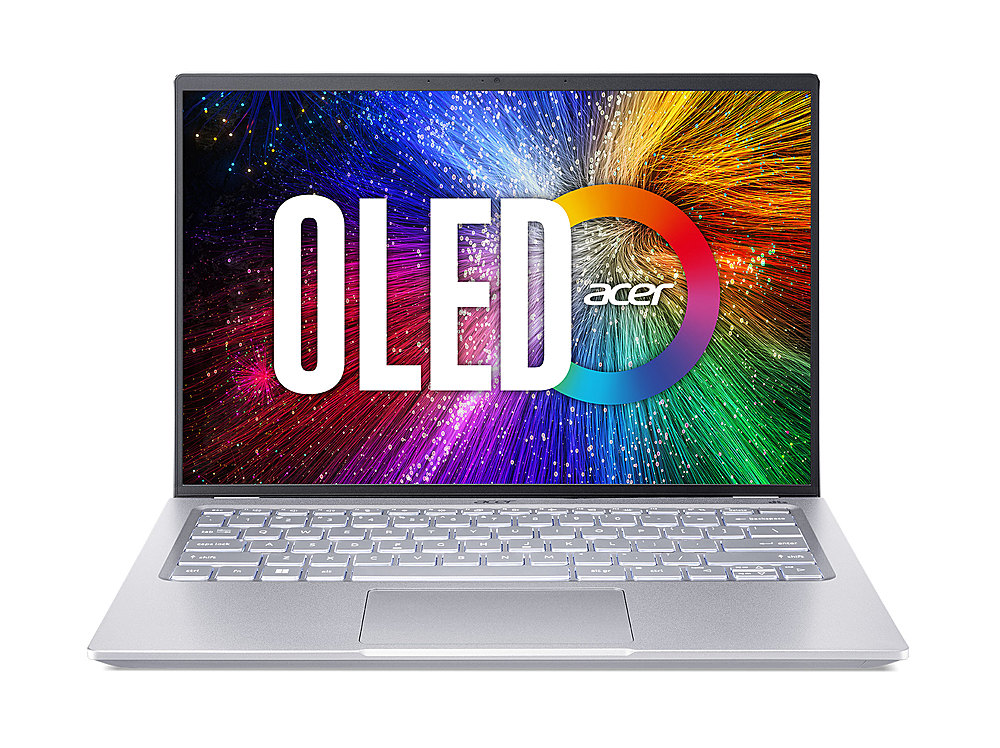 Acer – Swift 3 -14″ OLED WQXGA Laptop- -12th Gen Intel Core i7 12700H-Iris Xe Graphics-16GB LPDDR5-1TB Gen 4 SSD – Gray