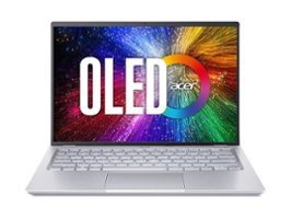 Acer - Swift 3 -14" OLED WQXGA  Laptop- -12th Gen Intel Core i7 12700H-Iris Xe Graphics-16GB LPDDR5-1TB Gen 4 SSD - Gray - Front_Zoom