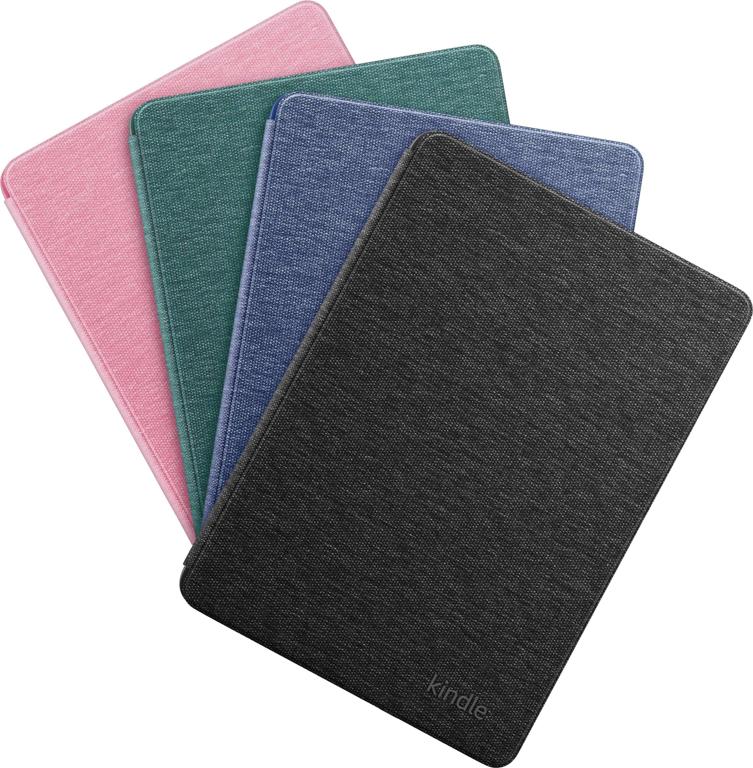 Best Buy:  Kindle Fabric E-Reader Case (11th Gen, 2022 release—will  not fit Kindle Paperwhite or Kindle Oasis) Black B09NMXWC1T