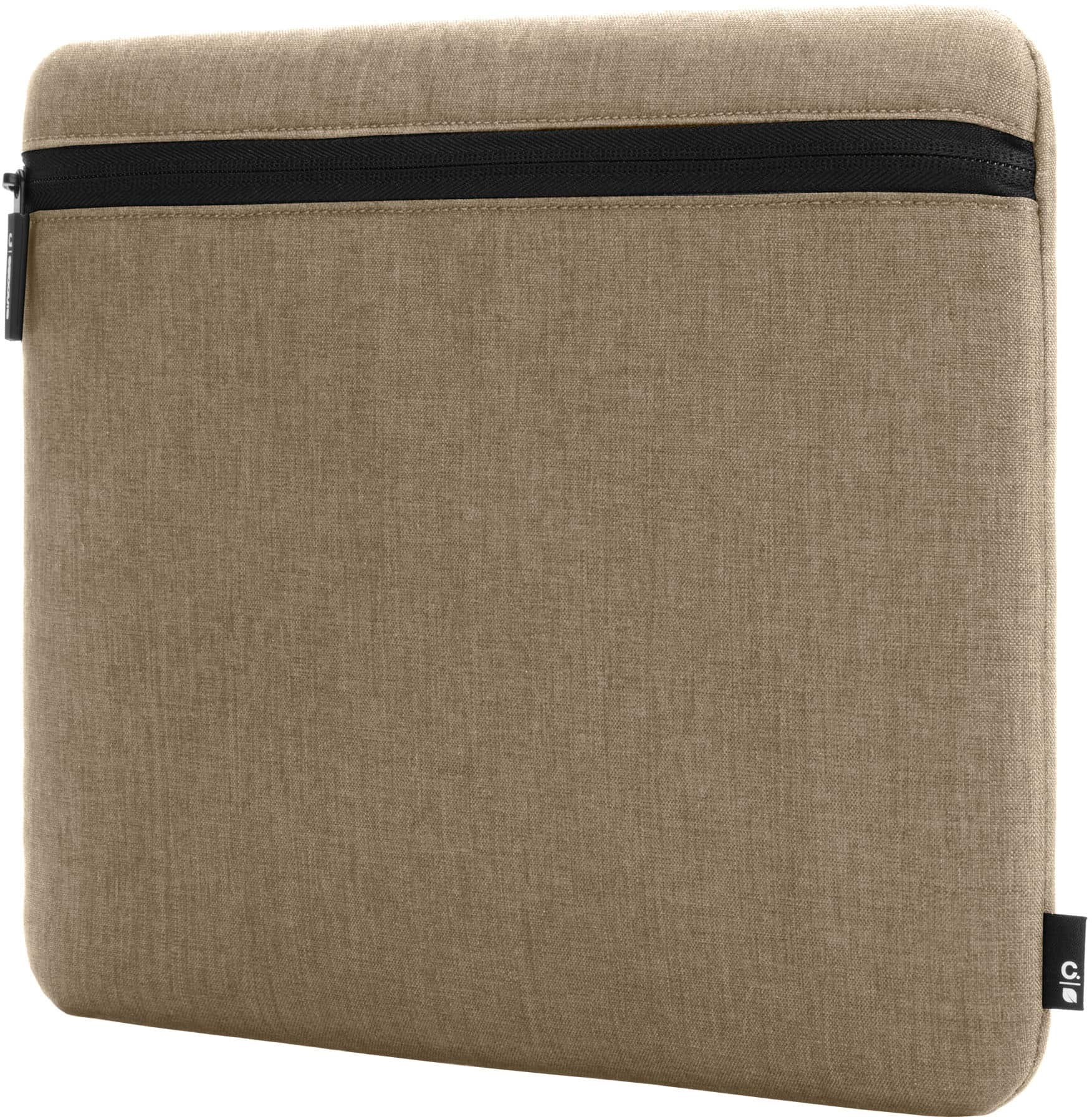 Back View: Incase - Sleeve fits up to  13" Laptop - Dark Taupe