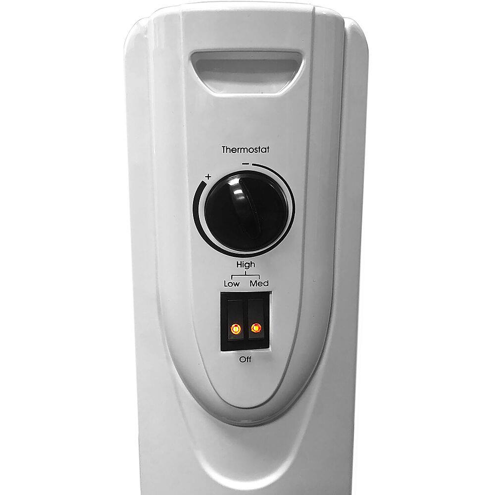 Left. Lifesmart - 1500W Oil Filled Radiator - White.