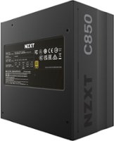 NZXT - C-850 ATX Gaming Power Supply - Black - Front_Zoom