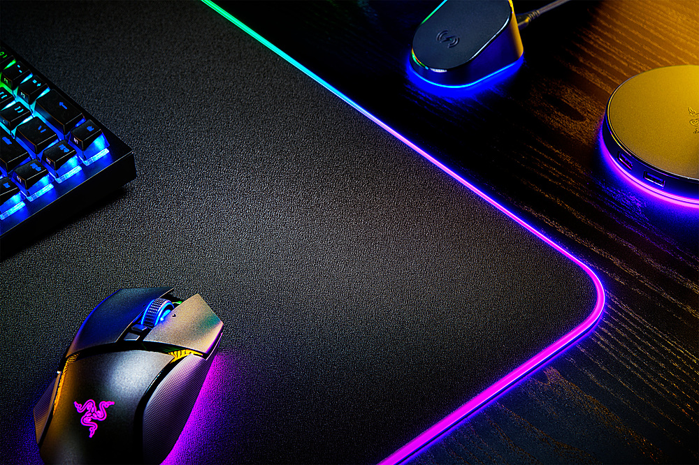 Best Buy: Razer Strider Hybrid Gaming Mouse Pad With Chroma RGB