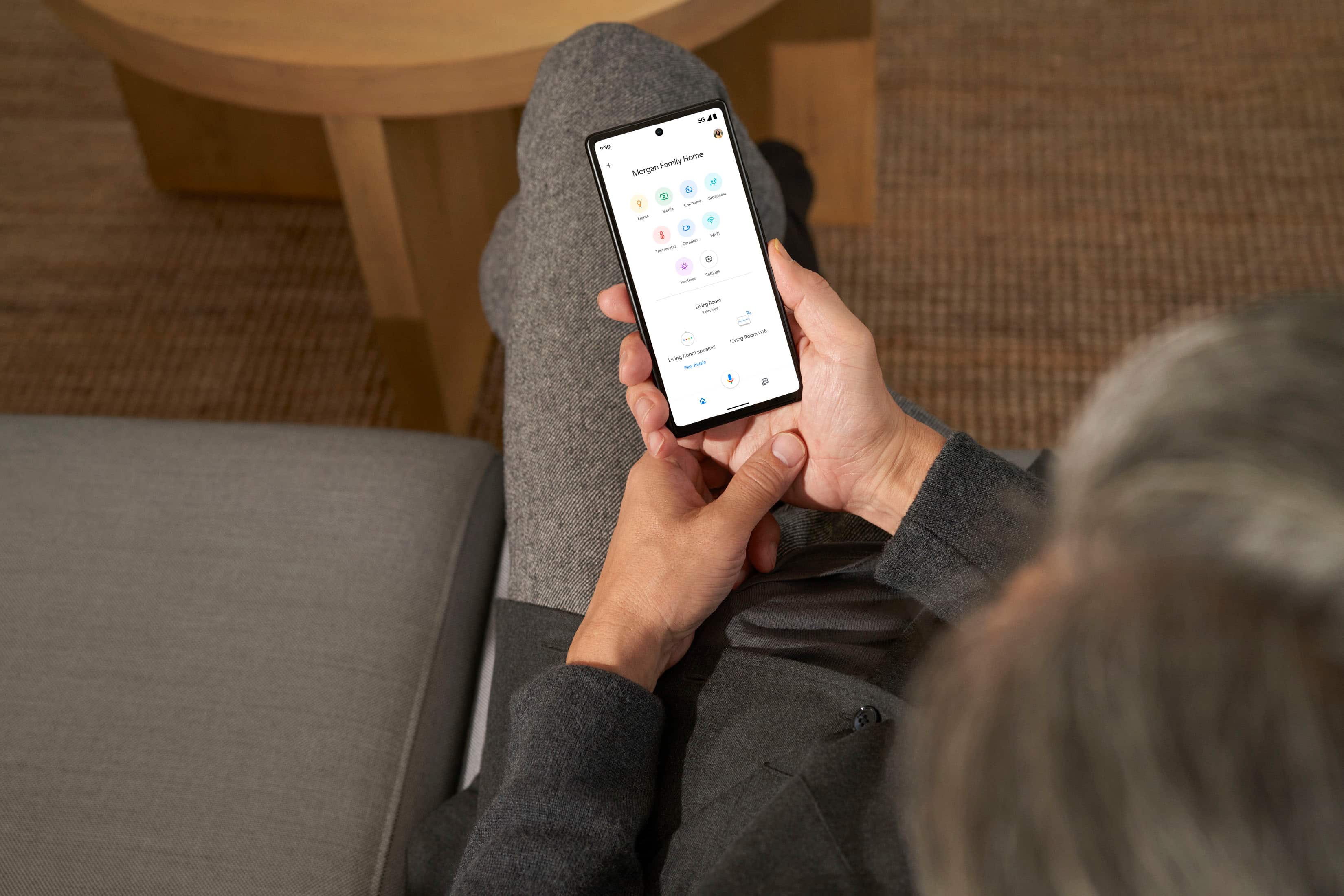 Alt View 13. Google - Nest Wifi Pro 6e AXE5400 Mesh Router - Snow.