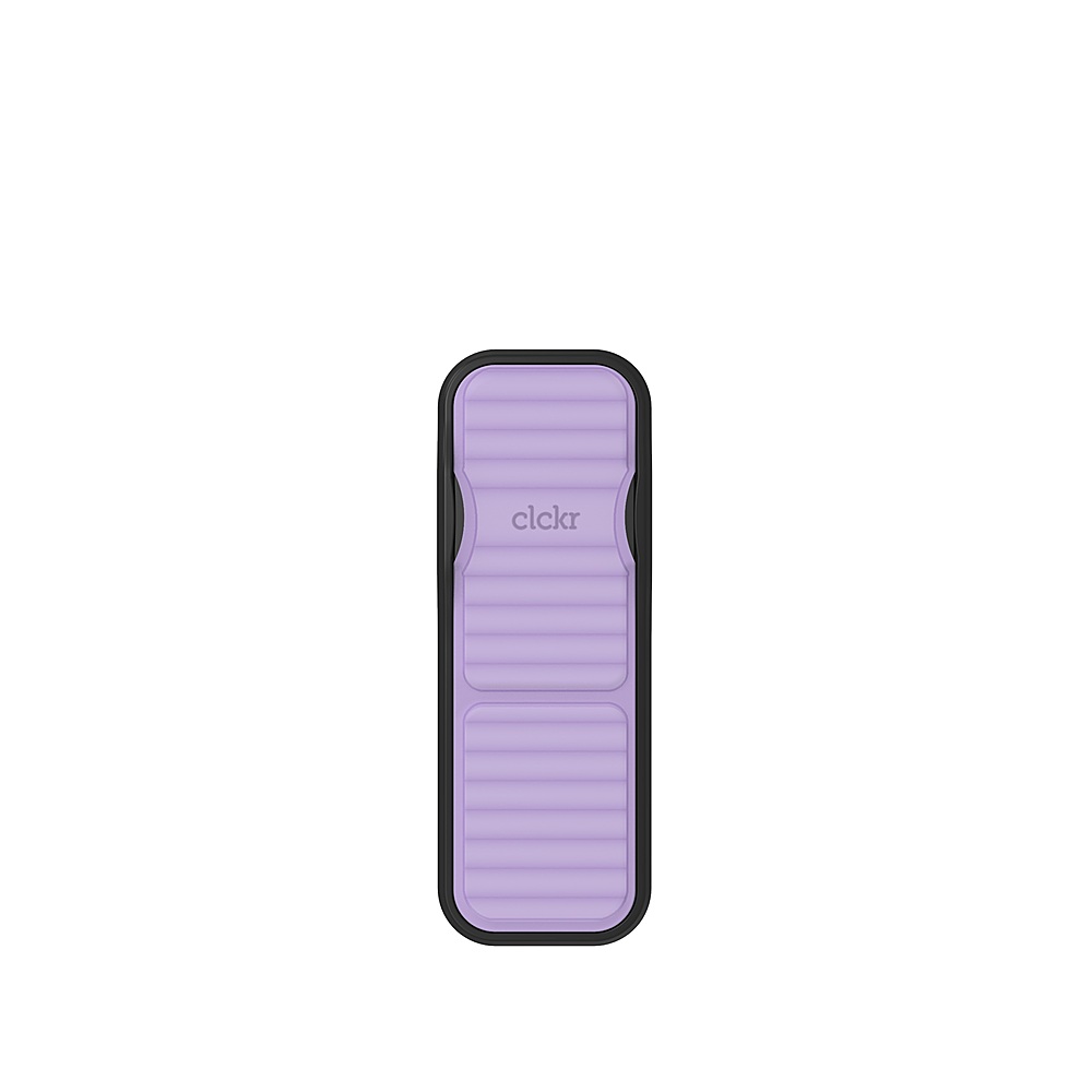 Angle View: CLCKR - Phone Grip and Stand for Most Cell Phones - Lilac