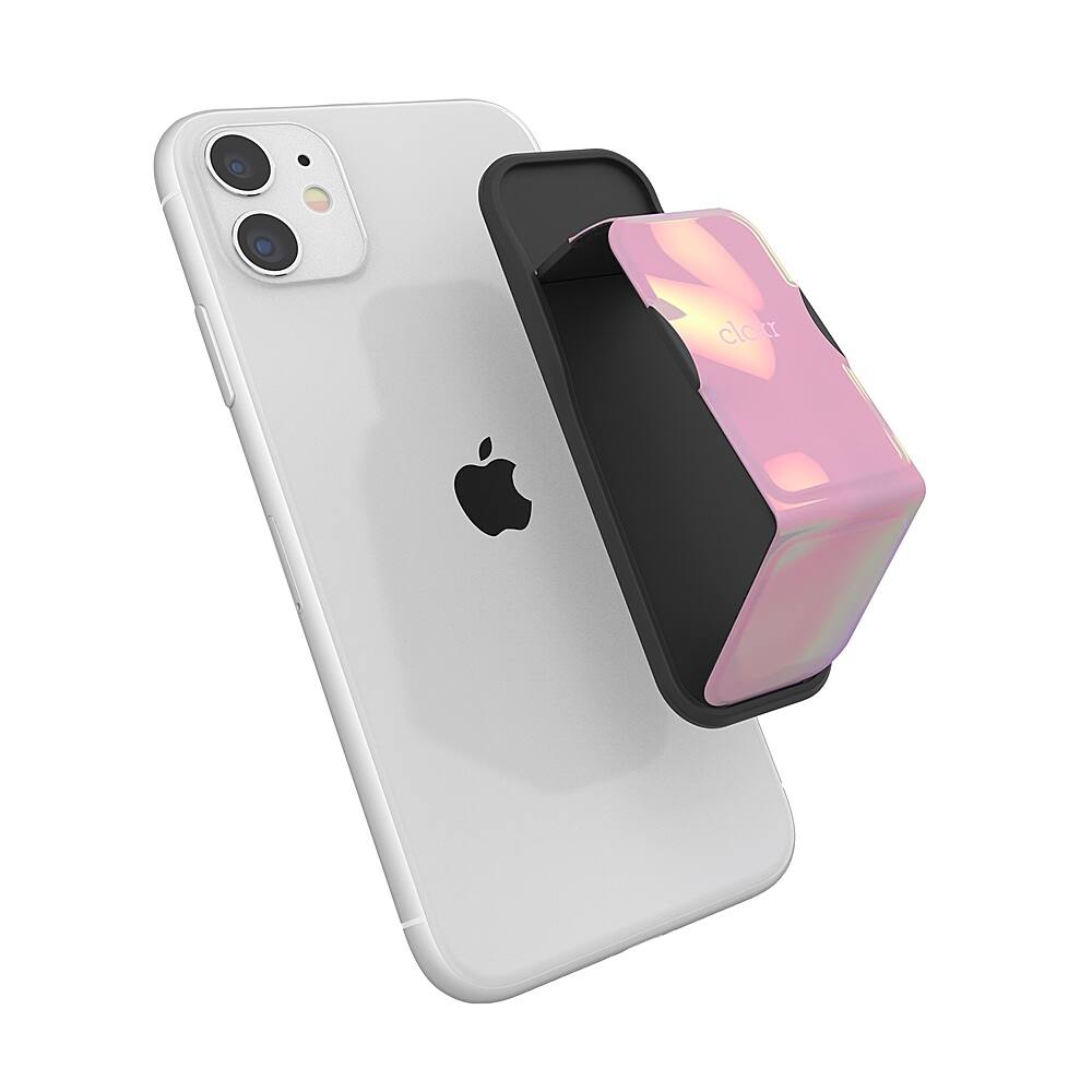 Alt View 12. CLCKR - Phone Grip and Stand for Most Cell Phones - Pink.