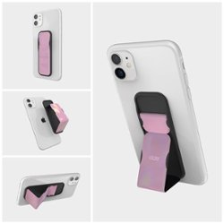 CLCKR - Phone Grip and Stand for Most Cell Phones - Pink - Front_Zoom