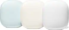 Front. Google - Nest Wifi Pro 6e AXE5400 Mesh Router (3-pack) - Multi-Color.