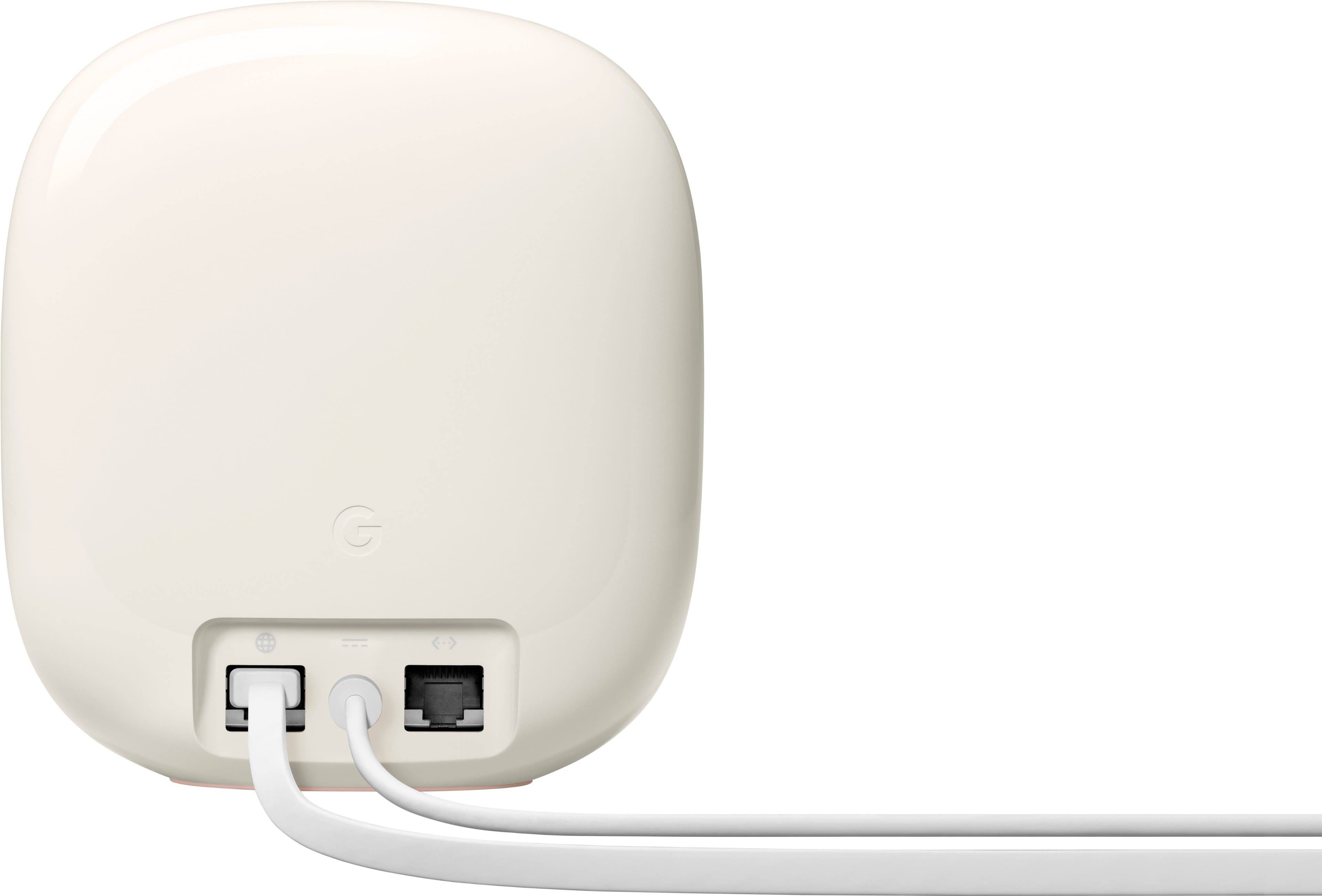 Angle. Google - Nest Wi-fi Pro 6e AXE5400 Mesh Router - Linen.