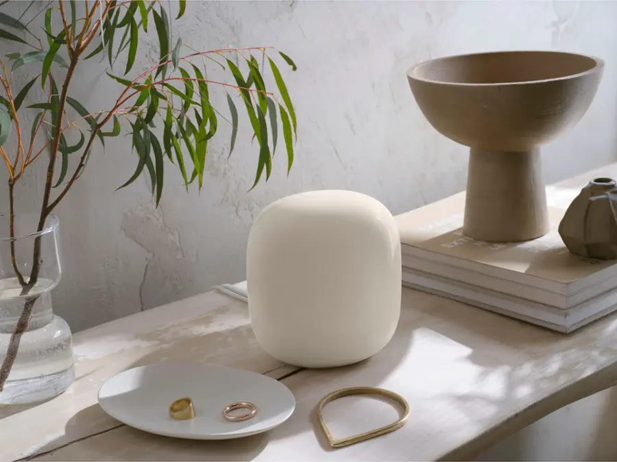Alt View 12. Google - Nest Wi-fi Pro 6e AXE5400 Mesh Router - Linen.
