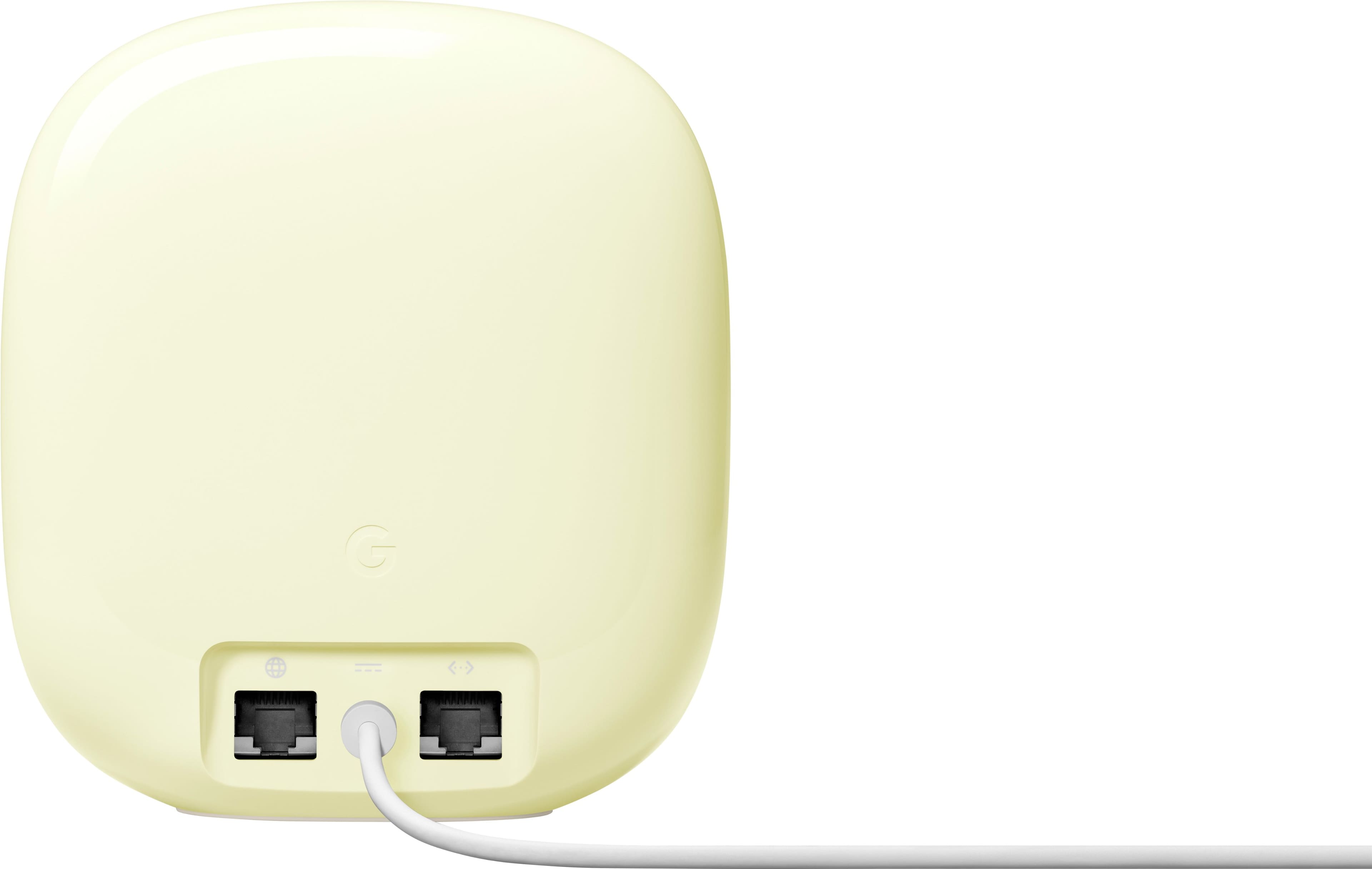 Angle. Google - Nest Wi-fi Pro 6e AXE5400 Mesh Router - Lemongrass.