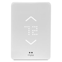 Mysa - Smart Thermostat for Electric Baseboard and In-Wall Heaters V2.0 - White - Front_Zoom