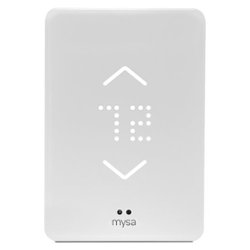 Mysa - Smart Programmable Wi-Fi Thermostat - White - Front_Zoom