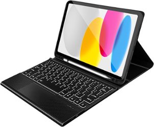 SaharaCase - Keyboard Case with Track Pad for Apple iPad 10.9" (10th Generation 2022) - Black - Left_Zoom