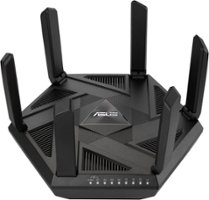 ASUS - RT AXE7800 Tri-Band Wi-Fi Router - Black - Front_Zoom