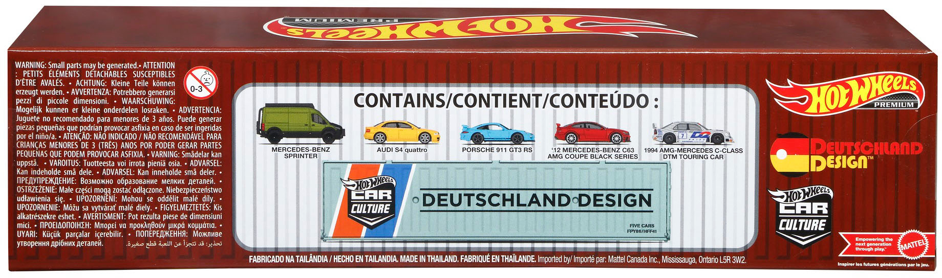 Hot Wheels Premium Car Culture, Deutschland Design Container Set - Best  Babie HFF41
