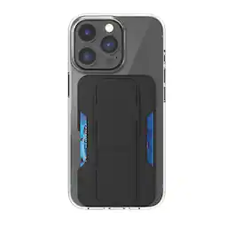 CLCKR - Phone Grip and Stand Wallet for MagSafe Compatible Phones - Black